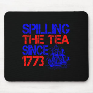 4. Teeausbreitung seit 1773 Amerikanische Unabhäng Mousepad