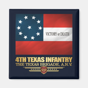 4. Texas-Infanterie Magnet