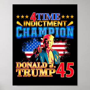 4 Time Indication Champion Champ Not Guilty 2024 Poster