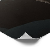 4 Tische elegant Foto Hochzeitskarte Poster (Ecke)