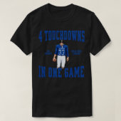 4 Touchdowns in einem Spiel Al Bundy Polk High Leg T-Shirt (Design vorne)