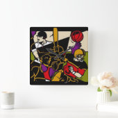 4 Uhr der Sportwand (Zuhause)