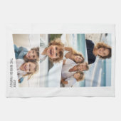 4 Uneven FotoCollage - Funky Quadrilateral Art Geschirrtuch (Horizontal)