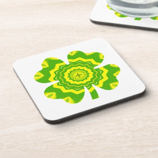 4 Untersetzer aus leerer Klee (Linke Seite)