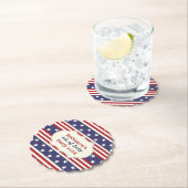 4. US Flagge-Party-Namens Julis des patriotischen Untersetzer (Vor Ort)