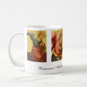 4 verschiedene Porträtmalereien der Renaissance An Kaffeetasse (Links)