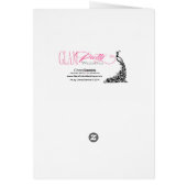 4 verzauberte Abends-Moonlit Hochzeits-Platzkarte (Hinten)