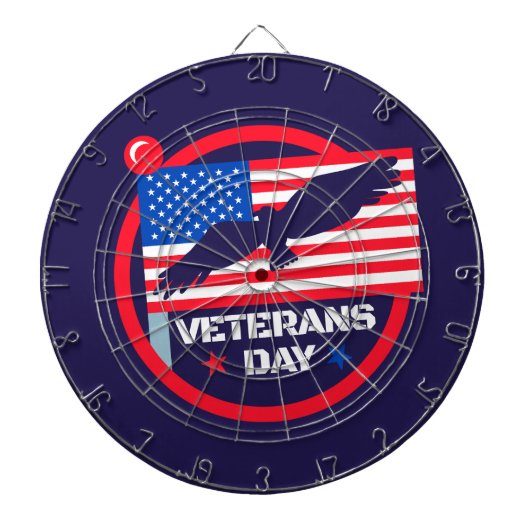 #4 Veteranen-Dart-Scheibe Dartscheibe (vorne)