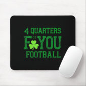 4 Viertel Fußball-Klee Mousepad (Mit Mouse)
