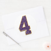 4 Vikings Brett Favre Aufkleber (Umschlag)