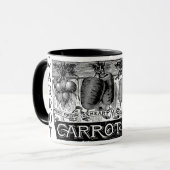 4 Vintage Karotten anzeigen Tasse (Vorderseite Links)