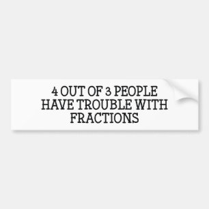 4 von 3 Personen Autoaufkleber