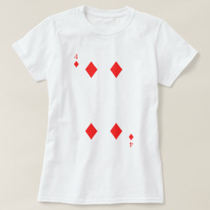 4 von Diamanten T-Shirt