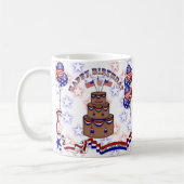 4. von Juli-Feier Kaffeetasse (Links)