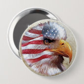 4. Von Juli-Flagge u. Eagle Button (Vorne & Hinten)