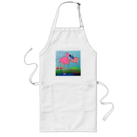 4. von Juli-Flamingo GRILLEN Schürze (Vorne)