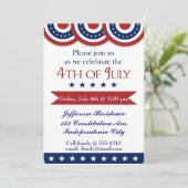 4. von Juli-Party Einladung kundengerecht (Stehend Vorderseite)