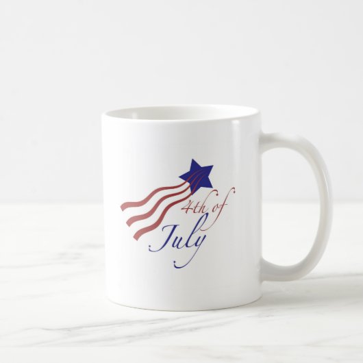 4. von Juli-US Flagge Kaffeetasse (Rechts)