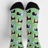 4 Vorlage für FotoCollage Machen Sie Ihren eigenen Socken (Oben)