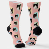 4 Vorlage für FotoCollage Machen Sie Ihren eigenen Socken (Gewinkelt)