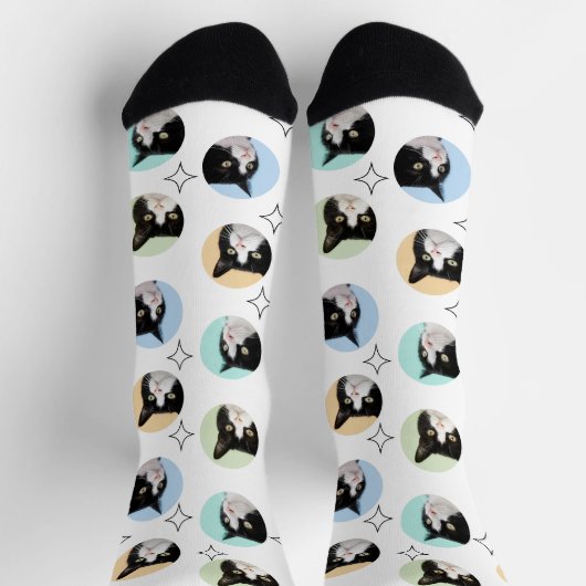 4 Vorlage für FotoCollage Machen Sie Ihren eigenen Socken (Oben)