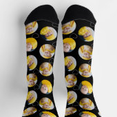 4 Vorlage für Fotocollage macht Ihren Spaß Socken (Oben)