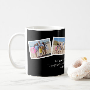4 Vorlage und Personalisierter Text der FotoCollag Kaffeetasse