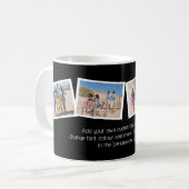 4 Vorlage und Personalisierter Text der FotoCollag Kaffeetasse (Vorderseite Links)