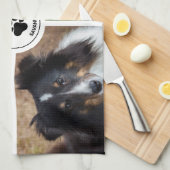 4 Vorlage und Text für benutzerdefinierte Fotos Geschirrtuch (Viertel Falte)