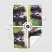 4 Vorlage und Text für benutzerdefinierte Fotos Golfhandtuch (Insitu)