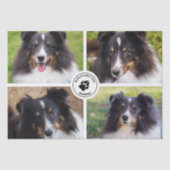 4 Vorlage und Text für benutzerdefinierte Fotos Seidenpapier (Vorderseite)