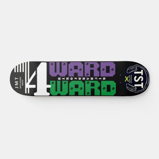4 WARD KC/CBAR 7 3/4" Skateboard Deck (Horizontal)