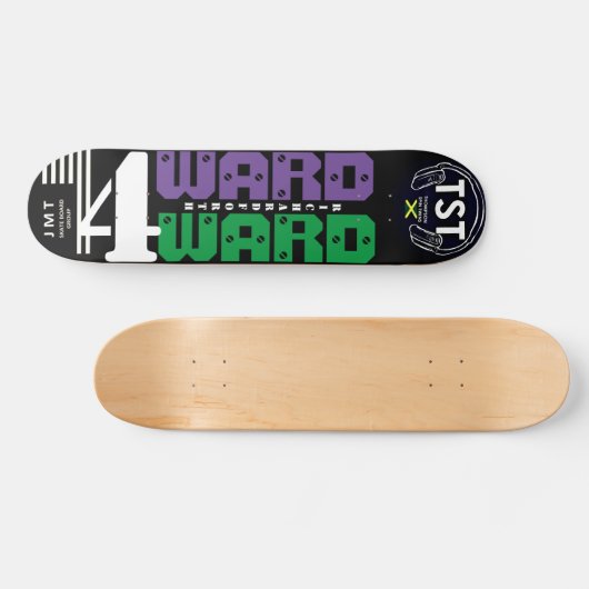 4 WARD KC/CBAR 7 3/4" Skateboard Deck (Horizontal)