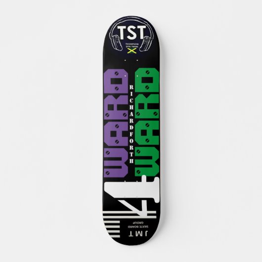 4 WARD KC/CBAR 7 3/4" Skateboard-Deck Skateboard (Vorne)