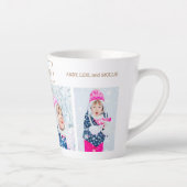 4 Weihnachtsfoto Collage Dashing Schnee Großeltern Milchtasse (Rechts)