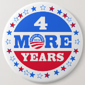 4 weitere Jahre Obama 2012 Button (Vorderseite)