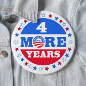 4 weitere Jahre Obama 2012 Button (Beispiel)