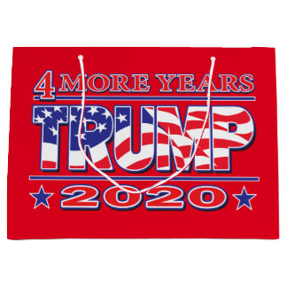 4 Weitere Jahre Trump 2020 Große Geschenktüte