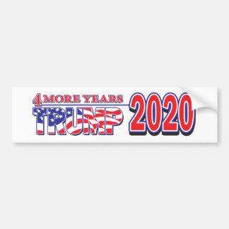 4 weiterer Jahr-Trumpf 2020 Autoaufkleber