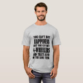 4-WHEELERS=HAPPINESS T-Shirt (Vorne ganz)