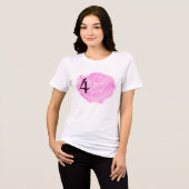 4 Wheelin' Girl Tri-Blend Shirt (Vorderseite voll)