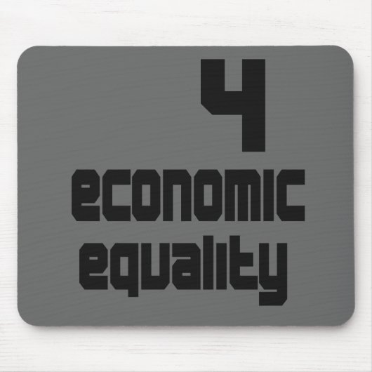 4 Wirtschaftsgleichheit Mousepad (Vorne)