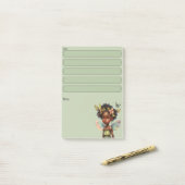 4"x6" Black Girl Fairy Post It Note Post-it Klebezettel (Auf Schreibtisch)