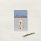 4"x6" Nachhinweise - Salzlatten Post-it Klebezettel (Auf Schreibtisch)