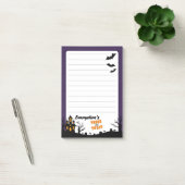 4"x6" Spuk Haus & Spooky-Bäume Post-it Klebezettel (Büro)