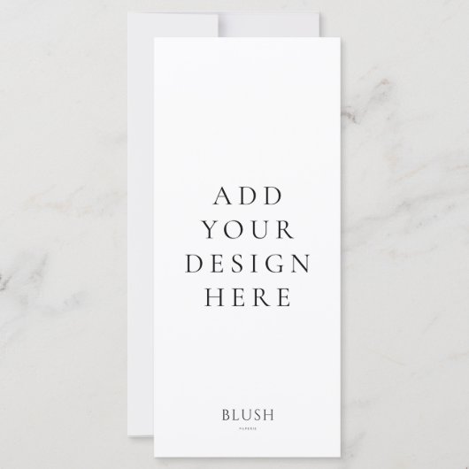 4"x9" Menü-Karte (Vorderseite)