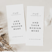 4"x9" Menü Programmkarten Drucken Menükarte