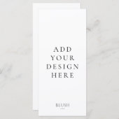 4"x9" Programmkartendruck (Vorne/Hinten)