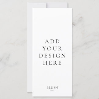 4"x9" Programmkartendruck