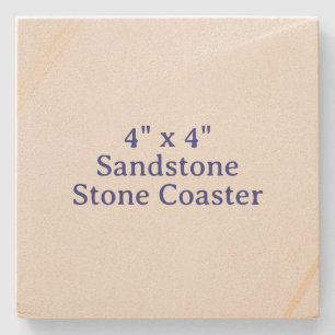 4" x 4" Sandstein-Ton-Untersetzer Steinuntersetzer